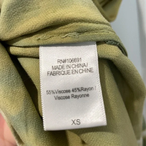 Young Fabulous & Broke Green Tie Dye Maxi Dress XS - Picture 7 of 8